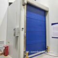 Porta de sala fria de alta velocidade industrial com isolamento